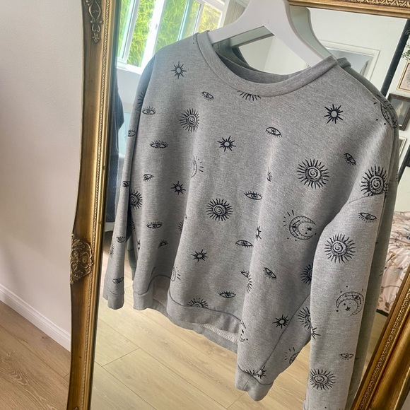 MAX JEANS Gray Casual Third Eye Sweater - Picture 1 of 6